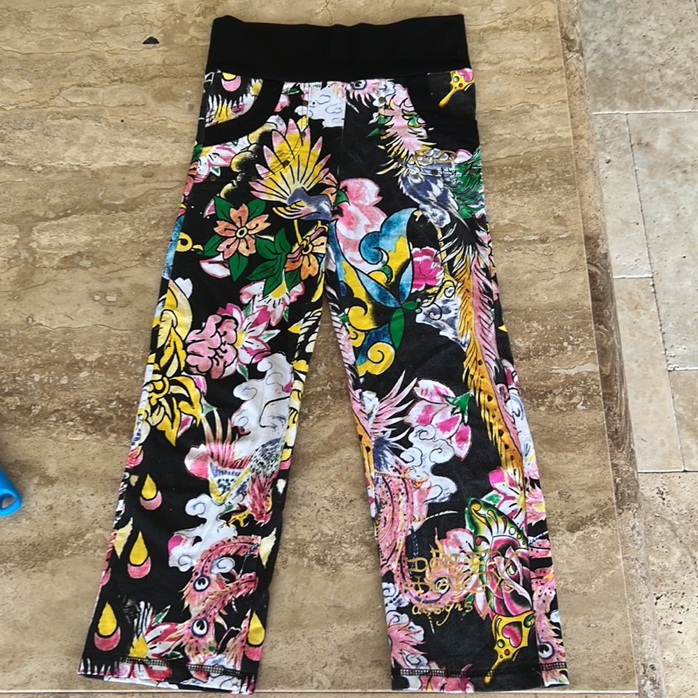 Ed Hardy Christian Audigier French terry pant